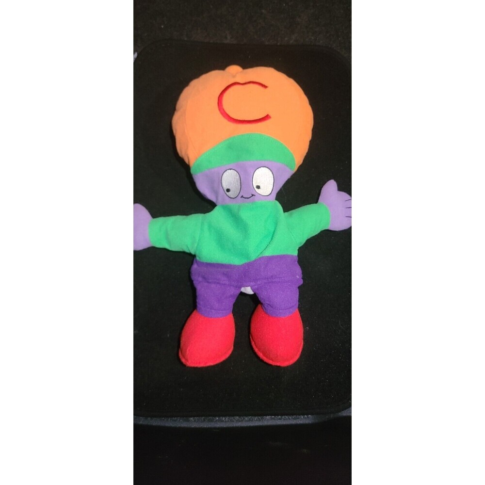 Vtg The Letter People Mister C Cap  Puppet Alphabet Plush Abrahams Learning